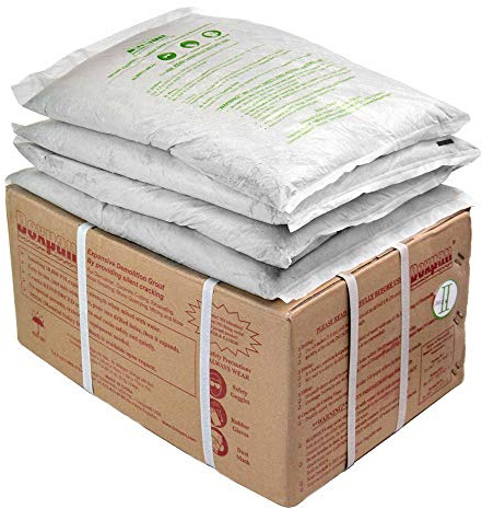 Dexpan Expansive Demolition Grout 44 Lb. Box for Rock Breaking, Concrete Cutting, Excavating. Alternative to Demolition Jack Hammer Breaker, Jackhammer, Concrete Saw, Rock Drill (DEXPAN44BOX2) (50F-77