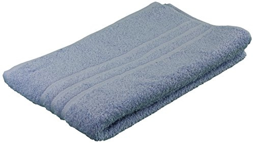 Gözze - Elegantes Saunatuch, Sylt, 100% Baumwolle, Dichtes Grundgewebe (440 g/m²), 70 x 200 cm - Taubenblau