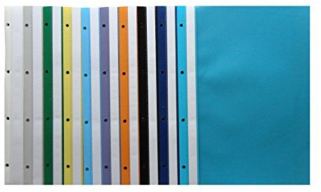 20 Ablage-Schnellhefter/Archiv-Hefter mit Lochung / 10 Farben