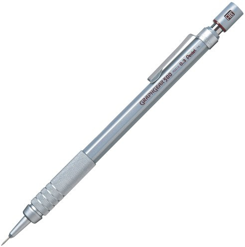 Pentel Graphgear PG513 Druckbleistift, 500-0,3 mm