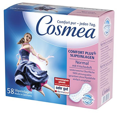 Cosmea Slipeinlagen, Normal mit Frischeduft, 10er Pack (10 x 58 Stück)