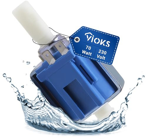 VIOKS AEG Jura Krups Melitta Siemеns - Pompa dell'acqua elettrica, 230 V, 70 W, ricambio per ARS CP4SP, mini pompa acqua/piccola 230 V, per macchine da caffè