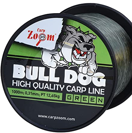 Carp Zoom Bull Dog Carp Line 0,31 mm 12,65 kg 1000 m Schnur Dark Green