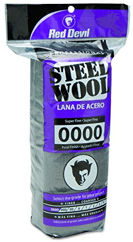 Red Devil 0310 Steel Wool, 0000 S Fine, (Pack of 16)