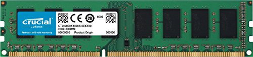 Crucial D3 1600 Memoria RAM da 8GB, Nero