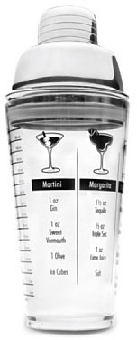 Lacor - 62388 - Coctelera Acrílica Con Tapa Inox 0,30 Litros