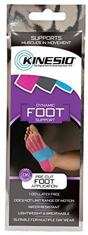Kinesio USA Pre-Cut Application Foot Tape.