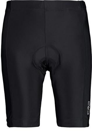 CMP - Pantalones cortos de bicicleta para niños, Nero, 104