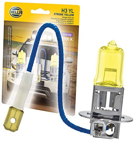 HELLA H3 YL Twin Blister Xtreme Gelb (12 V 55 W), 2 Stück