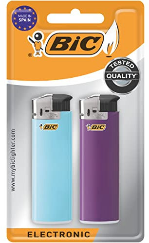 BIC Feuerzeug Electronic J38, 2 Stück