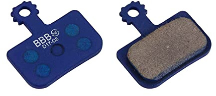 BBB Cycling Disc Brake Pads Organic Compound SRAM & Avid Compatible Cross Country Use Easy to Install DiscStop HP BBS-443, Blue