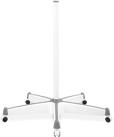 Trépied à roulettes Showlite RS-100W pour lampe loupe blanc, Hauteur: 70 cm