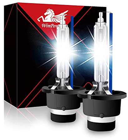 WinPower D2S 35W Xenon Brenner Birne Entladungslampe Scheinwerfer 85V HID Kit für Auto Super Hell 8000K Cool Blue Extrem Vision (2 Lampen)