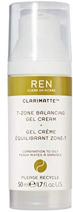 REN Clean Skincare Clairmatte T-Zone Balancing Gel Cream 50 ml Black