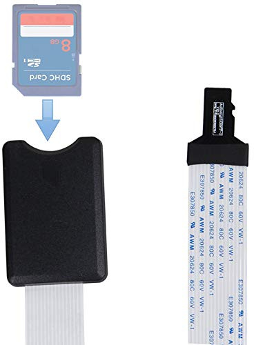 Micro SD auf SD Karte,LANMU SD Adapter Verlängerung Kabel Extender Kartenlesegeräte SD/SDHC/MMC für Sandisk,Kamera,TV,Mini 3D Printer