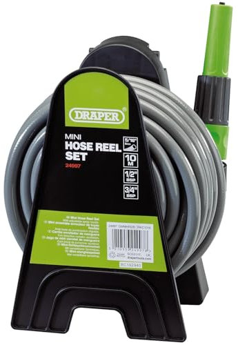 Draper 24997 Mini Hose Reel Set, 8mm Bore, 10m