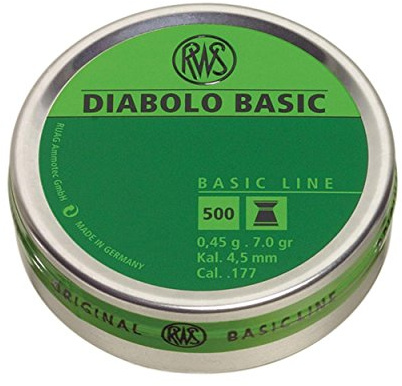 RWS DIABOLO BASIC 4.50mm 0.45g/6.95gr (500Stck)