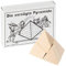 Bartl 102572 Mini-Holz-Puzzle Die zersägte Pyramide aus 4 kleinen Holzteilen
