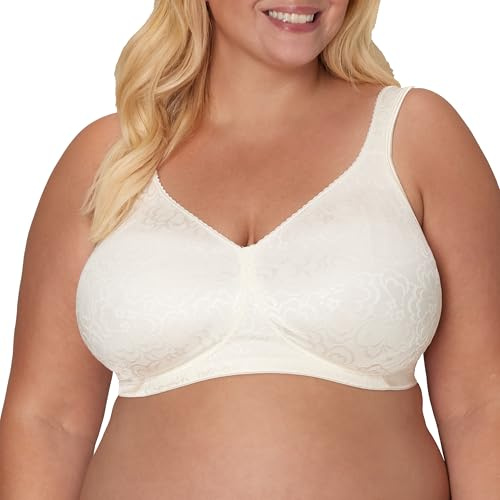 PLAYTEX Womens 18 Hour Ultimate Lift and Support Wire Free Us4745, Available in Single 2-Packs Bras, White, 42B US