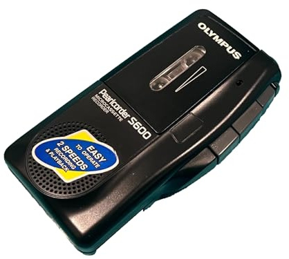 Olympus S600 Pearlcorder Diktiergerät Microcassette Recorder 60min