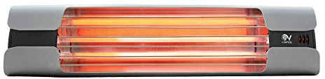 Vortice Vägguppvärmning, infraröd, 600/1200/1 800 W, Thermologikadesign Gricio, 1 styck, grå, 70004