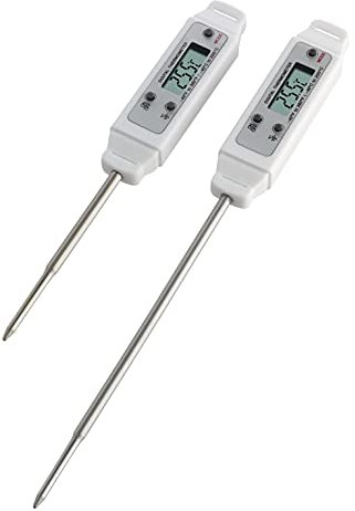 TFA Dostmann Pocket-Digitemp Digitales Einstichthermometer, schnell und genau, mit langem Einstichfühler, Temperaturkontrolle von Lebensmitteln