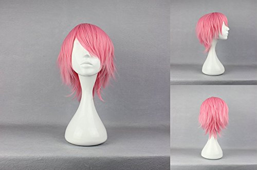 Ladieshair Cosplay Perücke pink 32cm Bleach Szayel