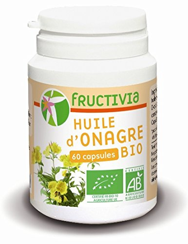 Fructivia Huile d'Onagre Bio, 60 Capsules