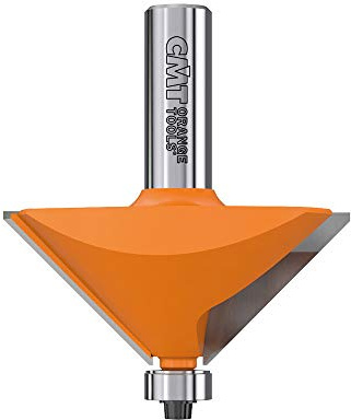 CMT 836.950.11 Chamfer Router Bit 1/2 Shank, 2-9/16 Cutting Diameter, 1 Cutting Length, 45 Degree Cutting Angle