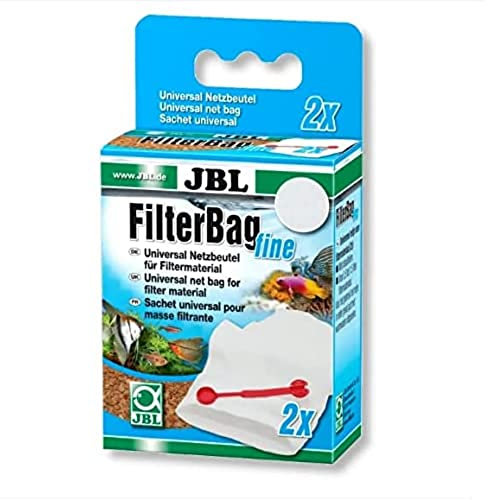 JBL FilterBag fine 6255100, Beutel für Aquarien-Filtermaterial, 2 Beutel