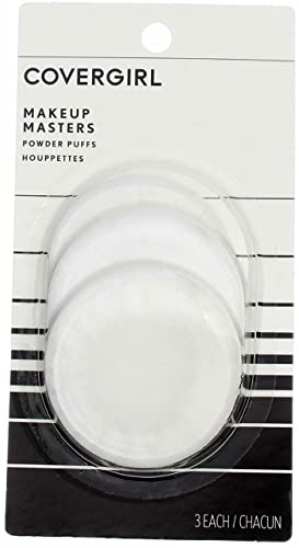 CoverGirl Make-Up Masters Powder Puffs, 3 ea (Pack of 6)