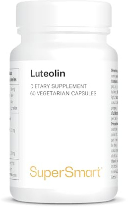 Lutéoline - Flavone Naturelle aux Propriétés Antioxydantes - SuperSmart | Extraite Naturellement de Coques d’Arachides - Vegan - Sans Gluten