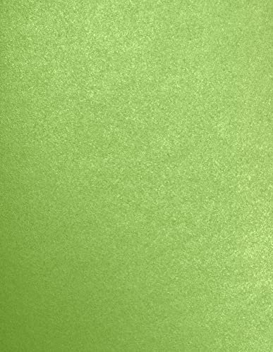 LUXPaper 21,6 x 27,9 cm Karton zum Basteln und Karten, 47,6 kg, Fairway Metallic, Scrapbook-Zubehör, 50 Stück (grün)