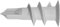 TOX Tassello per Cartongesso Spiral 32 mm + vite, 4 Pezzi, 068701231
