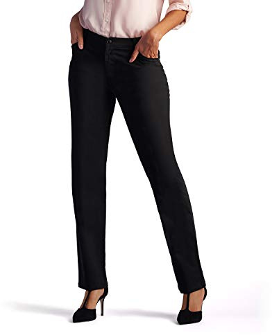 Lee Pantalones All Day para Mujer, Negro, 42