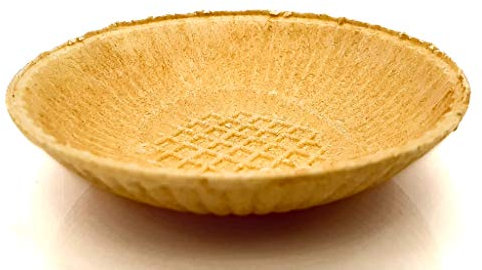 PJaspert Eiswaffeln | Escudilla de barquillo Vienesa 25mm x Ø85mm 450 piezas