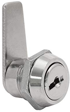 IFAM Cerradura de Lengüeta C111A, Para Buzones, Taquillas, Muebles, Armarios, Cajones, Incluye 2 Llaves de Serreta, Aleación de Zinc, Seguridad y Protección