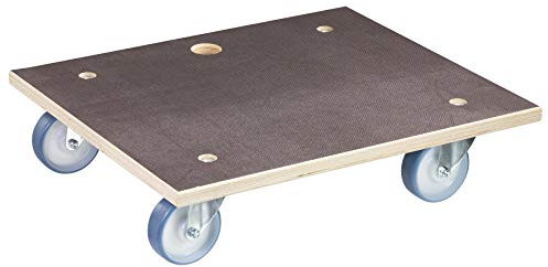 WAGNER Transporthilfe MM 1145 I 59 x 49 x 15 cm - Tragkraft 500 kg - Multiplex - für schwer beladene Kisten, Geräte & Möbel I Trageloch I rutschfeste Oberfläche I FSC®-Zertifiziert - 20114501