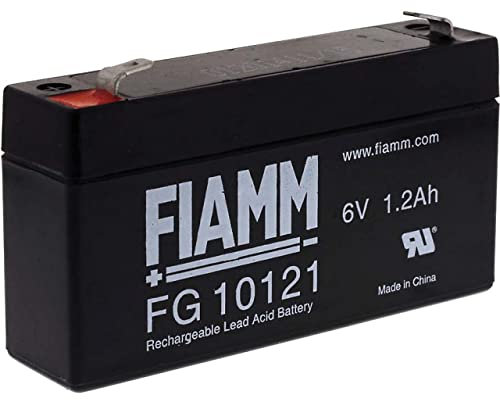 FIAMM Batteria ricaricabile al piombo FG10121, 6V, Lead-Acid