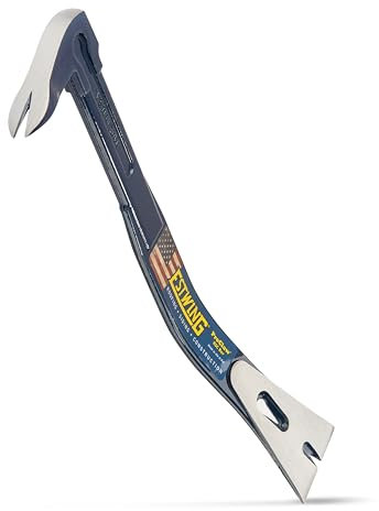 Estwing Pro-Claw Pry Bar - 16 3-in-1 Roof/Siding/Construction Tool with Nail Puller & Pry Blade - RSC