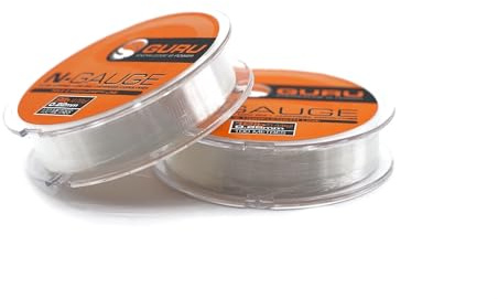 Fil de pêche extra solide Guru N-Gauge - 100 m, 3lb - 0.11mm
