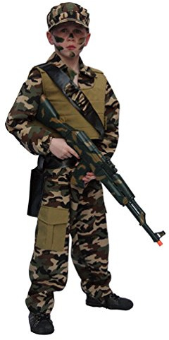 Karneval-Klamotten Kostüm Soldat Kostüm Junge Karneval Armee Jungenkostüm