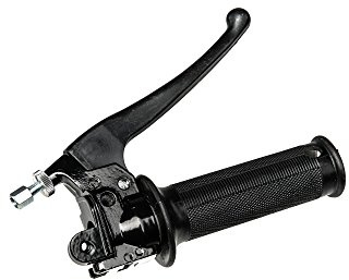 Gasdrehgriff mit Armatur, Schwarz - für Simson KR51 Schwalbe, SR4-2 Star, S