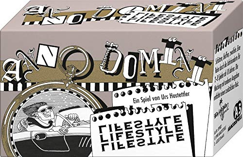 ABACUSSPIELE 09982 - Anno Domini - Lifestyle, Kartenspiel - schätzen - bluffen - zweifeln, White