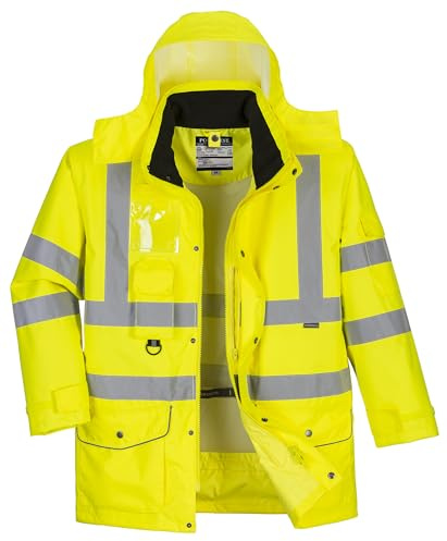 PORTWEST S427 – varningsskydd-trafikjacka 7 i 4, 1 styck, L, gul, S427YERL