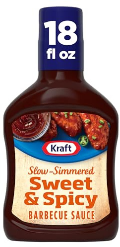 Kraft Salsa para barbacoa dulce y picante, 510 g, importación americana