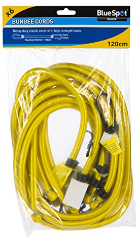 Blue Spot 45455 120 cm x 12 mm Bungee Cord (6-teilig)