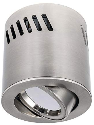 CONCEPTRUN LED Aufbaustrahler Aufbauleuchte Aufputz Deckenleuchte schwenkbar Aluminium GU10-230V WF3 (Warmweiß)