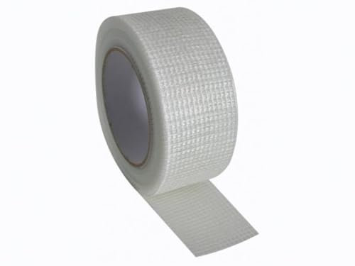 Toolland Ruban en fibre de verre, autoadhésif, souple, blanc, 50 mm x 30 m