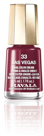 Mavala - Vernis à Ongles Mini Color - Application Précise et Aisée - Longue Tenue - Séchage Rapide - Brillance Durable - Formule Végane - Crème - 33 Las Vegas